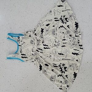 RAGS Doodle Tank Swing Dress 'RAGS Doodle' Marshmallow 3/4Y